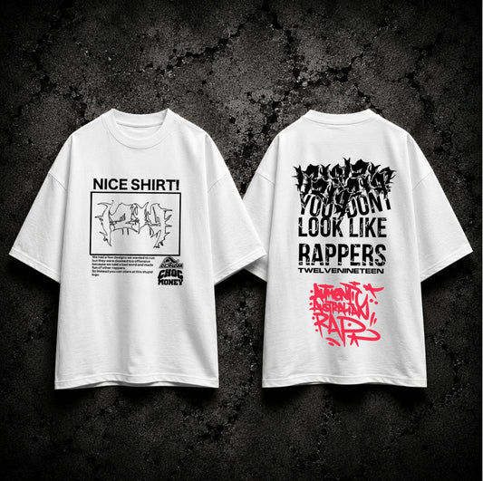 ADNAM X CHOC MONEY “YOU DONT LOOK LIKE RAPPERS” TEE